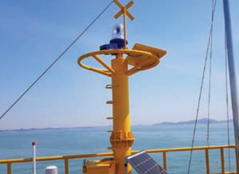 해양풍력발전 단지 표지