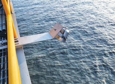 해양풍력발전 단지 표지