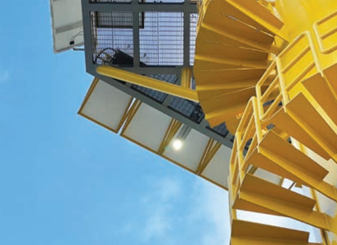 해양풍력발전 단지 표지