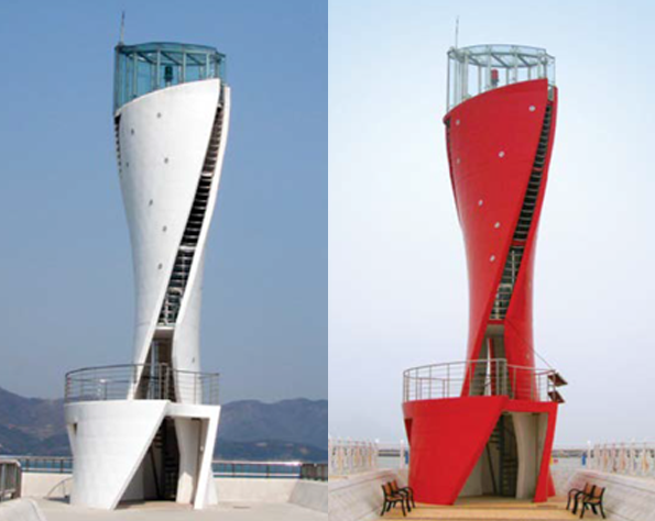 여수신항엑스포방파제등대